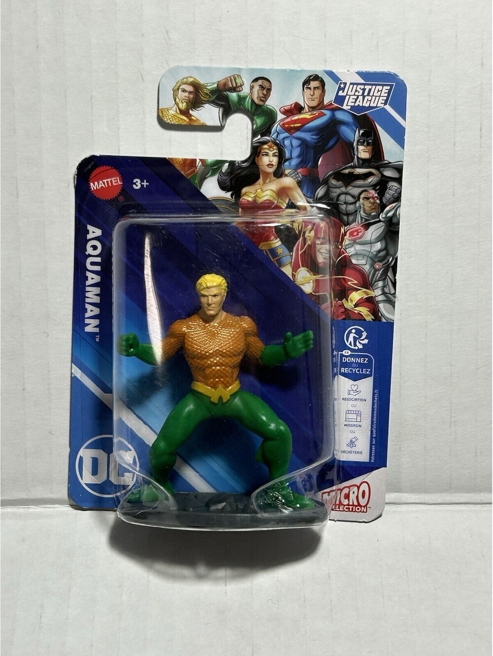 Mattel Micro Collection DC Justice League Aquaman Figure New Sealed